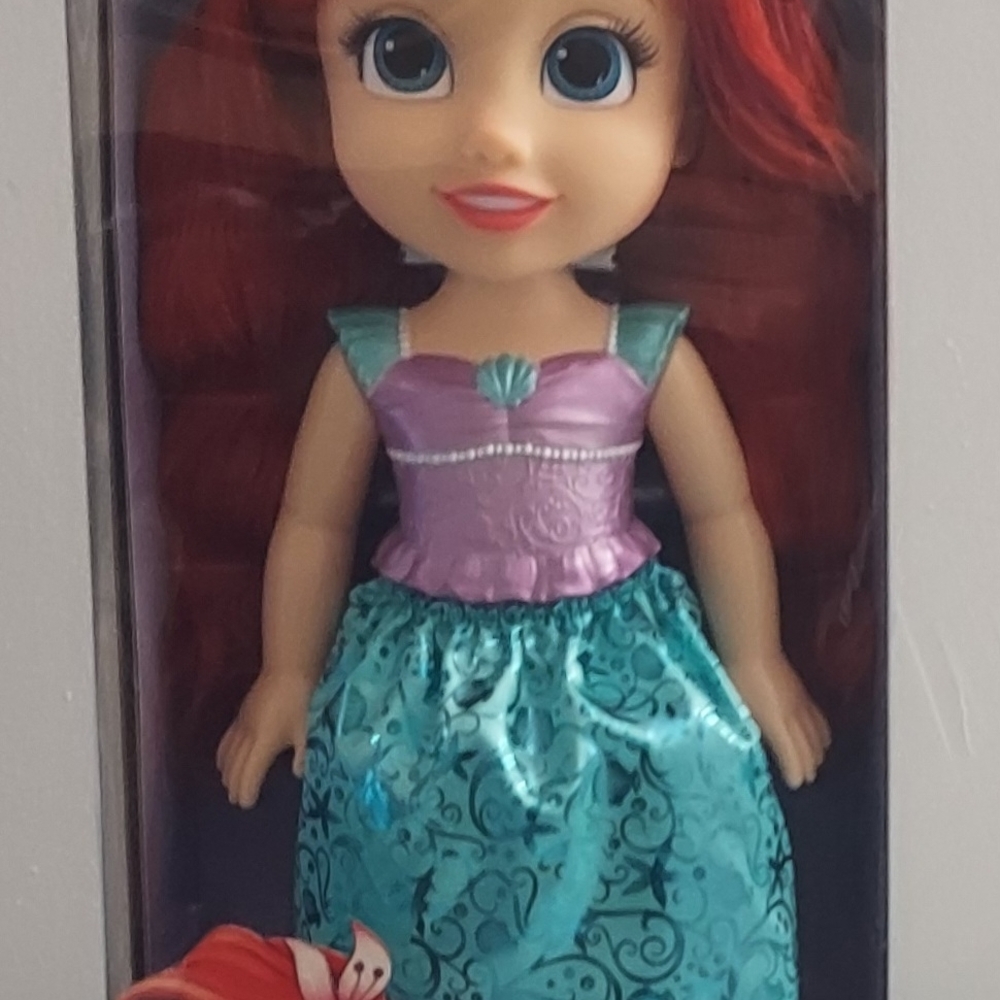 Disney Ariel Doll in Teal Skirt and Purple Bodice